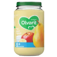 Olvarit Fruithapje 8m Peer Appel Yoghurt 200 gr