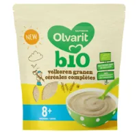 Olvarit Granenpap Volkoren Granen 8+ Maanden 180 gr