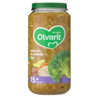 Olvarit Maaltijd 15m Broccoli Rundvlees Rijst 250 gr