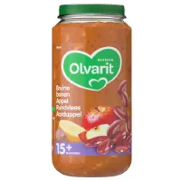 Olvarit Maaltijd 15m Bruine bonen Appel Rundvlees Aardappel 250 gr