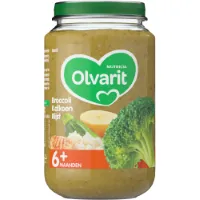 Olvarit Maaltijd 6m Broccoli Kalkoen Rijst 200 gr