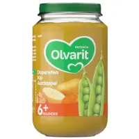 Olvarit Maaltijd 6m Doperwten Kip Aardappel 200 gr