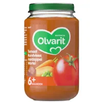 Olvarit Maaltijd 6m Tomaat Rundvlees Aardappel Wortel 200 gr