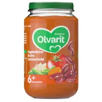 Olvarit Maaltijd 6m Vegetarische Bruine bonenschotel 200 gr