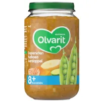 Olvarit Maaltijd 8m Doperwten Kalkoen Aardappel 200 gr