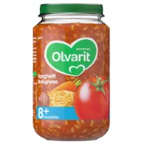 Olvarit Maaltijd 8m Spaghetti Bolognese 200 gr