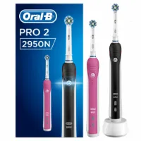 Oral-B PRO 2 2950N CrossAction Elektrische Tandenborstel 2 Stuks