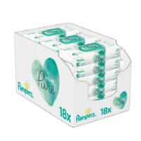 Pampers Billendoekjes AquaPure Navulpak 18x48= 864 stuks