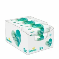 Pampers Billendoekjes AquaPure Navulpak 9x48 = 432 doekjes