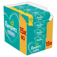 Pampers Billendoekjes Fresh Clean Navulpak 15x80=1200 stuks