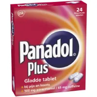 Panadol Plus Gladde Tablet 500 mg 24 tabletten