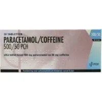 Pharmachemie Paracetamol Coffeine 500 mg / 50 mg 20 tabletten