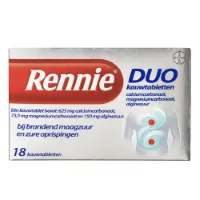 Rennie Duo 18 tabletten