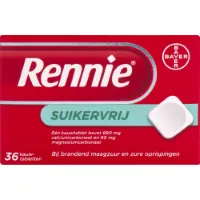 Rennie Suikervrij 36 tabletten