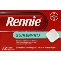 Rennie Suikervrij 72 tabletten