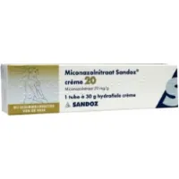 Sandoz Miconazolnitraat Cremedoz 30 gram