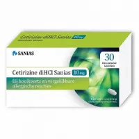 Sanias Cetirizine 10 mg 30 tabletten