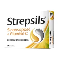 Strepsils Zuigtabletten Sinaasappel&Vitamine C 36 tabletten