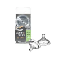 Tommee Tippee Closer to Nature Flesspeen 0+ mnd 2 stuks