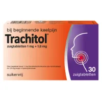 Trachitol Suikervrij 30 zuigtabletten