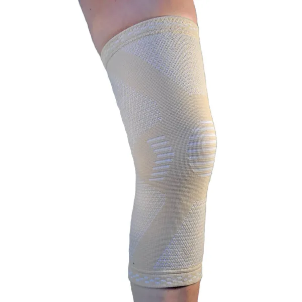 Kniebandage - Kleur: Beige - Maat: XL (omvang knie 40-44 cm)