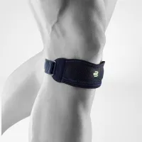 Sports Knee Strap - Maat: L - Kleur: Zwart
