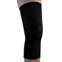 Kniebandage - Kleur: Zwart - Maat: Large (omvang knie 36-39 cm)