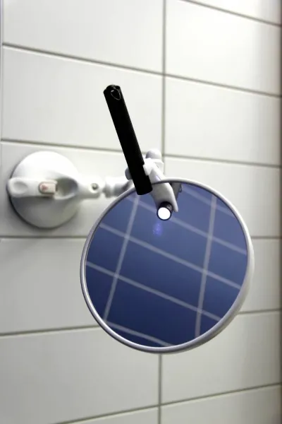 Telescoopspiegel met clip + licht