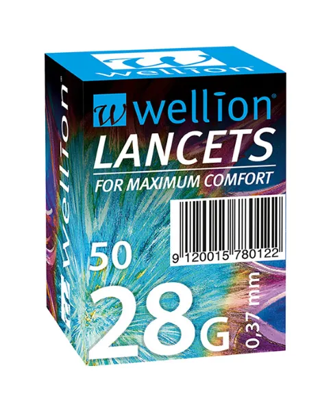 Wellion 28G Lancetten (50 stuks)