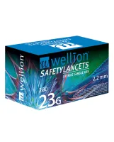 Wellion 23G Safety Lancetten (200 stuks)
