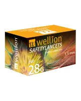 Wellion 28G Safety Lancetten (200 stuks)