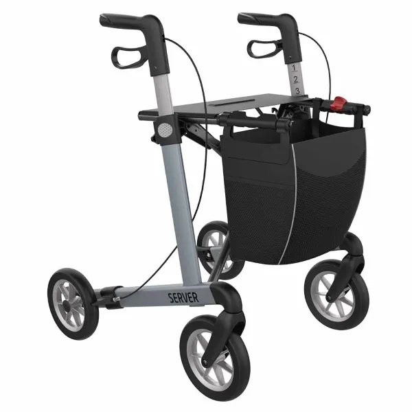 Lichtgewicht rollator Server met SOFT wielen (7 kg)