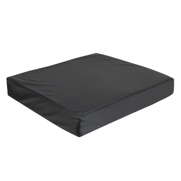 Rolstoelkussen (vinyl) met traagschuim 40,6 x 40,6 x 7,5cm
