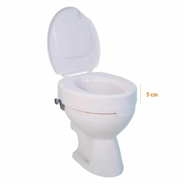 Toiletverhoger Ticco 2G 5 cm met Deksel