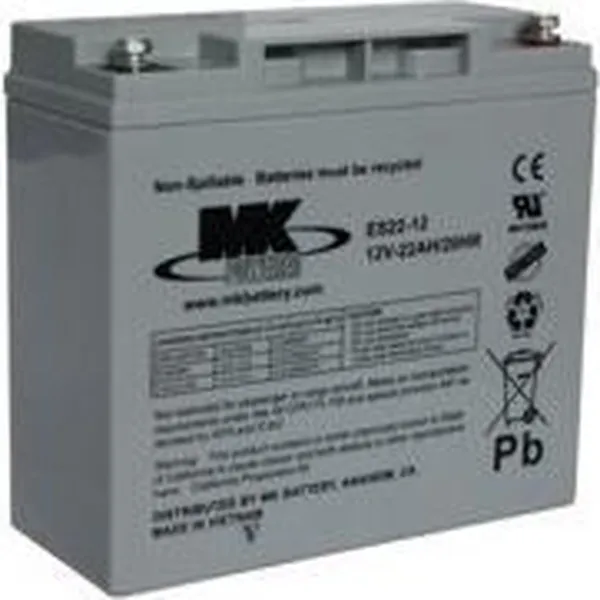 12 V 22 Amp AGM accu