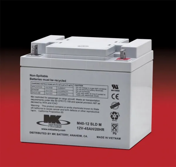 12 V 45 Amp AGM accu
