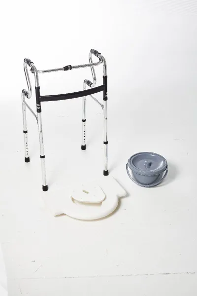 6 in1 Looprek Toiletverhoger - Sta op Hulp - Toiletstoel - Toiletsteun - Badstoel