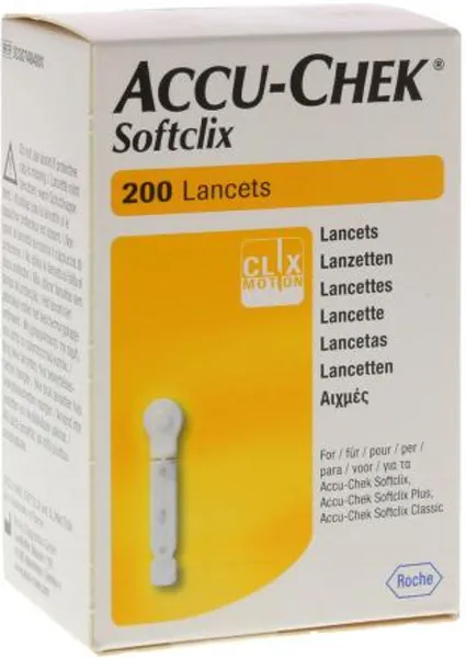 Accu-Check Softclix Lancetten - 200 stuks