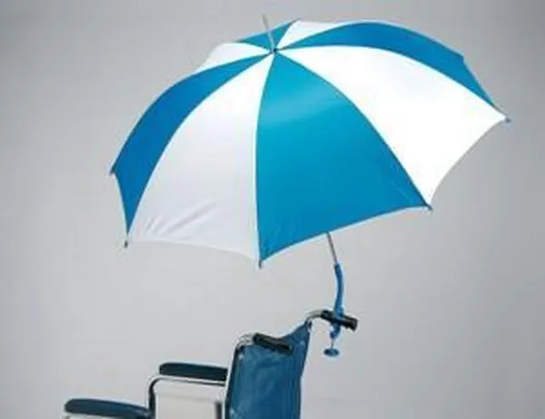 Regen- en zonnescherm voor rolstoel