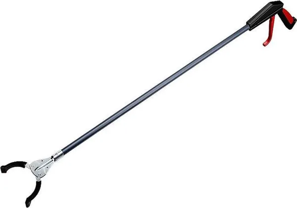 Afvalgrijper 75 cm met kunststof bekken en pistoolgreep