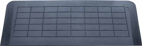 Aidapt drempelhulp volledig rubber - 128cm breed 4cm hoog