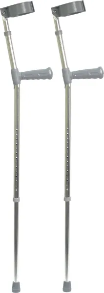 Aidapt elleboogkrukken standaard handvat - small - 2 stuks