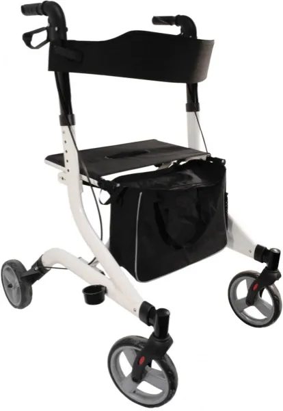 Aidapt rollator lichtgewicht - wit