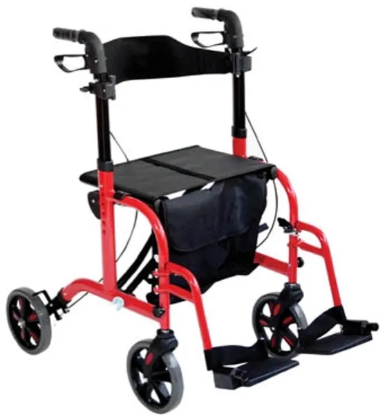 Aidapt rolstoel rollator - rood