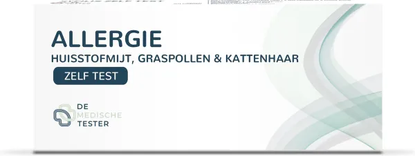 Allergie Test (Huisstofmijt, Graspollen en Kattenhaar)