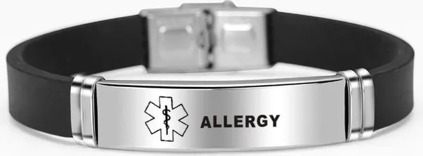 Armband Alzheimer - waarschuwings armband - allergie