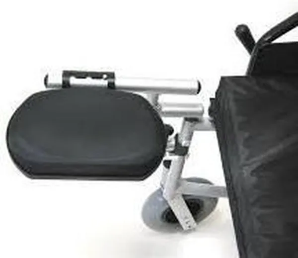 Beensteun (stomp) - Rolstoelaccessoire - Zwart - Vaste beensteun