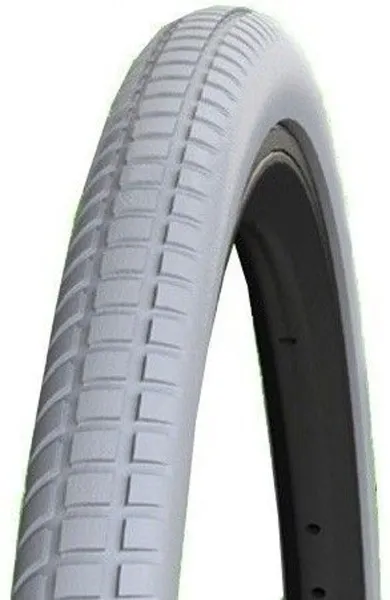 Buitenband 24x1.3/8 massief Grijs