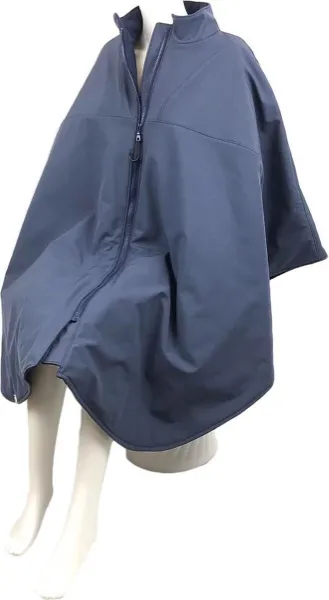 CLASSIC - Warme rolstoelcape met hele lange rits