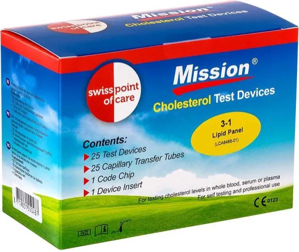 Swisspoc cholest.teststrips 25 st